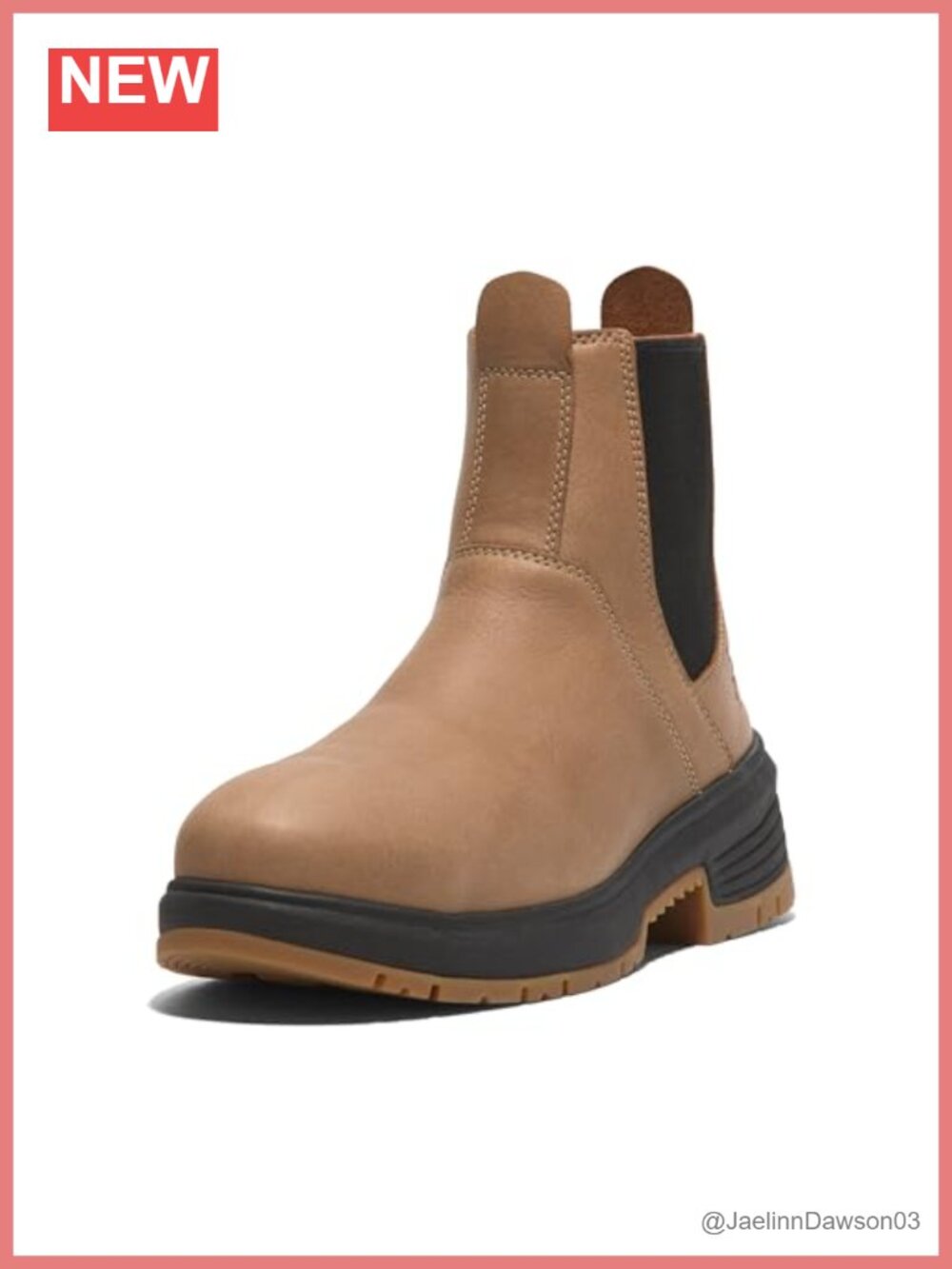 Chelsea Work Boot Composite Safety Toe Slip-Resistant Leather